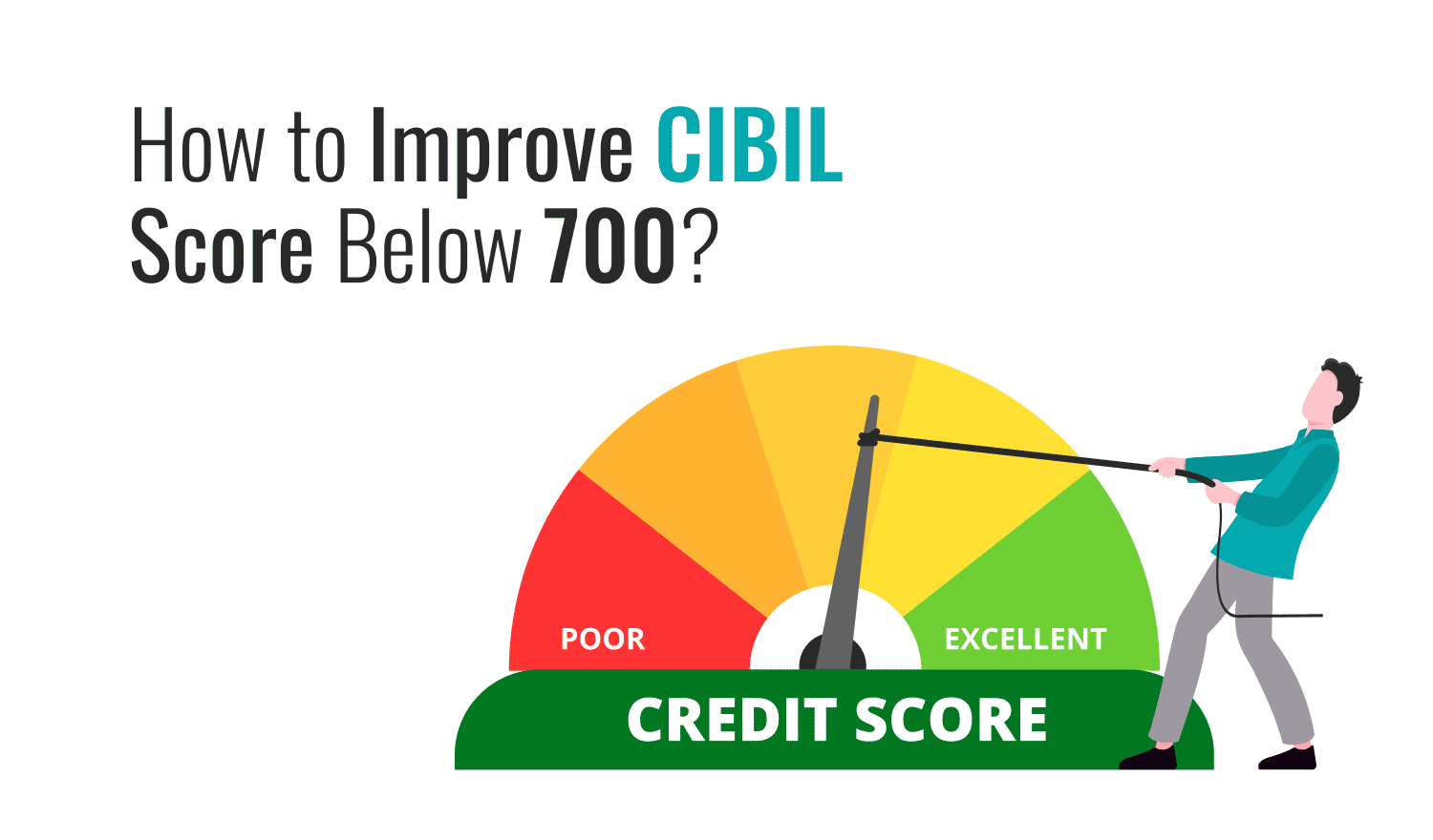 How to Improve My Credit Score if My CIBIL is Below 700?